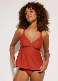 Tankini in tessuto a trama operata (set 2 pezzi), bonprix