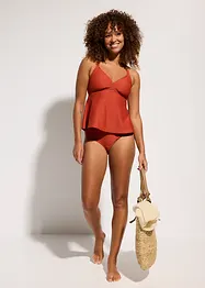 Tankini in tessuto a trama operata (set 2 pezzi), bonprix