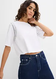 Maglia oversize in puro cotone biologico, bonprix
