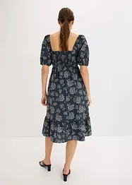Abito midi con maniche a sbuffo, bonprix