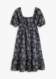 Abito midi con maniche a sbuffo, bonprix