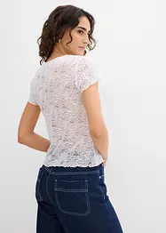 T-shirt in pizzo, bonprix