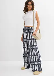 Pantaloni in maglina fantasia, bonprix