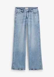 Jeans straight, vita media, bonprix