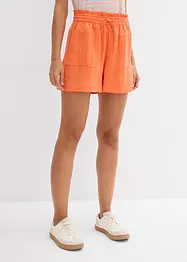 Shorts paper bag in misto lyocell fluente, bonprix
