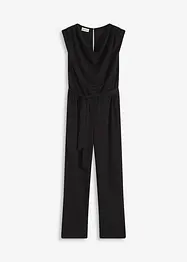 Tuta elegante in jersey con spalline imbottite, bonprix