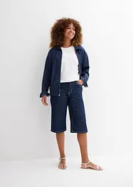 Bermuda in jeans, vita media, bonprix