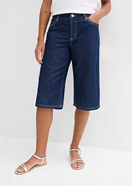 Bermuda in jeans, vita media, bonprix