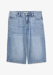 Bermuda in jeans, vita media, bonprix