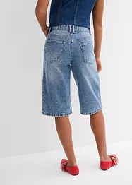 Bermuda in jeans, vita media, bonprix