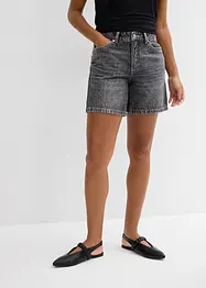 Bermuda in jeans, vita media, bonprix