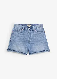 Shorts di jeans, vita alta, bonprix