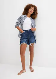 Shorts di jeans, vita alta, bonprix