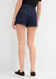 Gonna pantalone in jeans, vita media, bonprix
