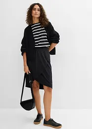Gonna fluente in jersey misto viscosa, bonprix