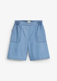 Shorts elasticizzati in vita in fresco misto lino, bonprix
