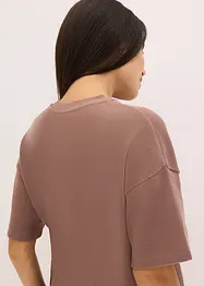 Tuta da casa in jersey alveolare con pantaloncini, bonprix