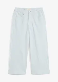 Pantaloni in twill con cinta comoda, bonprix