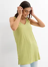 Top lungo in misto lino e viscosa, bonprix