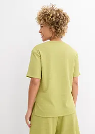 Maglia in crêpe stropicciato, bonprix