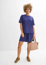Maglia in crêpe stropicciato, bonprix
