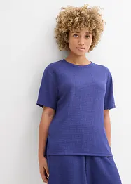 Maglia in crêpe stropicciato, bonprix