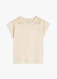 Maglia con dettagli in pizzo, bonprix