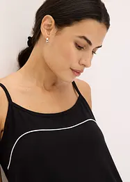 Pigiama estivo con spalline sottili, bonprix