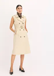 Abito stile trench con cintura, bonprix