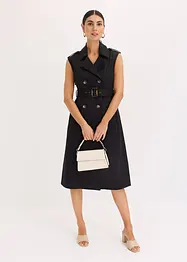 Abito stile trench con cintura, bonprix