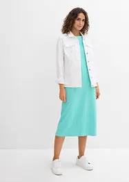 Abito midi in puro cotone biologico pesante, bonprix