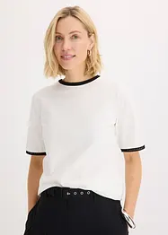 Maglia con bordo in pizzo, bonprix