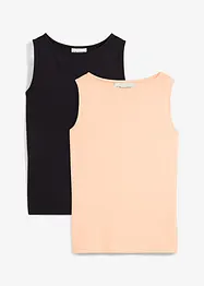Top in viscosa morbida (pacco da 2), bonprix
