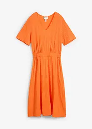 Abito midi in seersucker fresco, bonprix