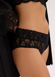 Panty in pizzo con arricciatura (pacco da 4), bonprix