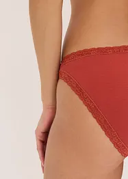 Slip con pizzo (pacco da 5), bonprix