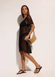 Copricostume in viscosa effetto crochet, bonprix