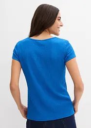 T-shirt in crêpe strutturato, bonprix