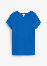 T-shirt in crêpe strutturato, bonprix