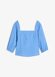 Blusa con maniche a sbuffo e dettaglio smock, bonprix