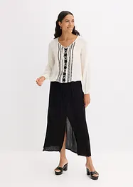 Blusa con ricami, bonprix
