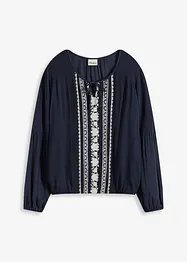 Blusa con ricami, bonprix