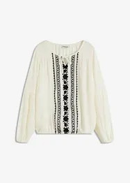 Blusa con ricami, bonprix