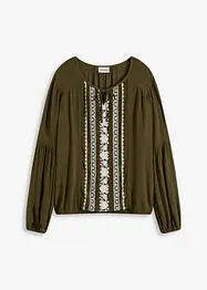 Blusa con ricami, bonprix