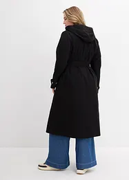 Cappotto stile trench con cappuccio staccabile, bonprix