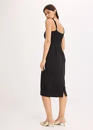 Abito midi in fine satin, bonprix