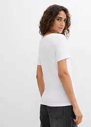 T-shirt in morbida viscosa (pacco da 2), bonprix