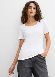 T-shirt in morbida viscosa (pacco da 2), bonprix