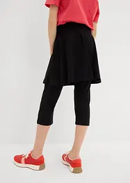 Leggings a pinocchietto con gonna integrata, bonprix