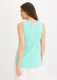 Top in viscosa con cerniera, bonprix